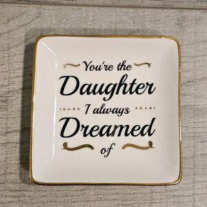 RELISSA Daughter Jewelry Dish Gift from Mom and Dad